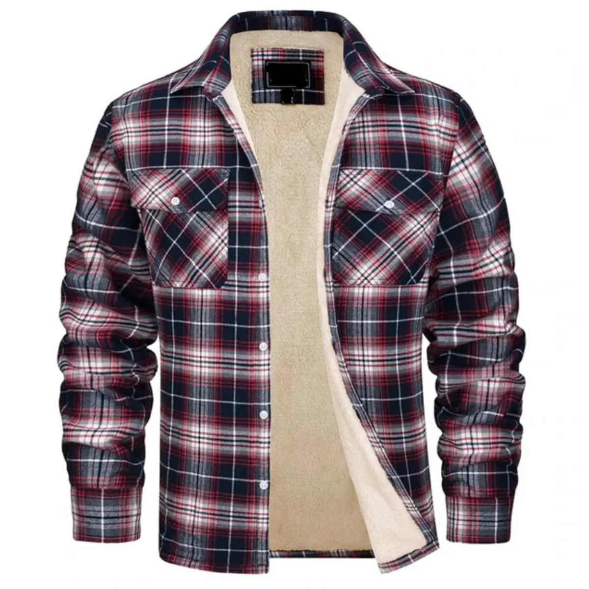 Stylebewusst | Karierte Jacke mit Fleecefutter