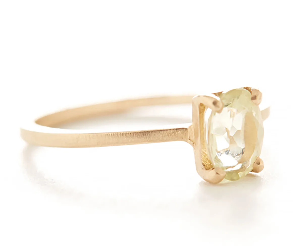 Sunny Days Yellow Beryl Ring