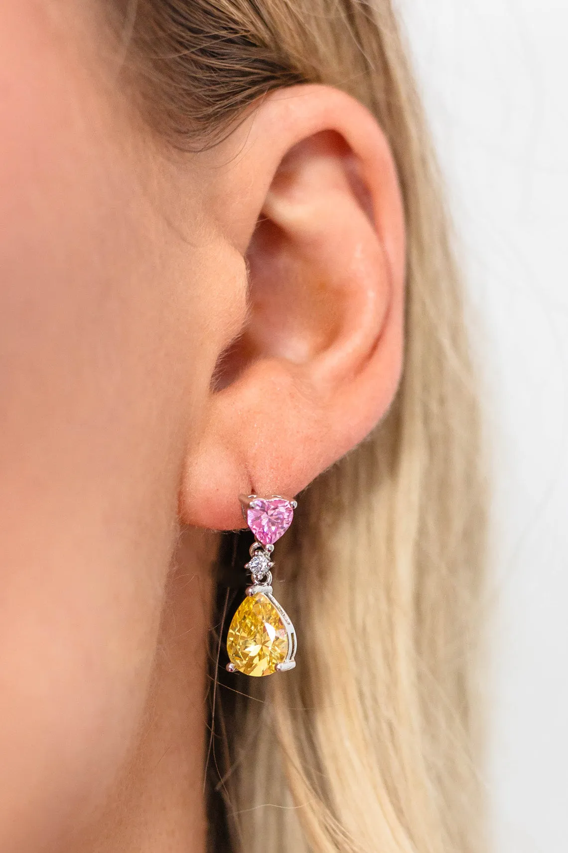 SWEETHEART DREAM EARRINGS SILVER