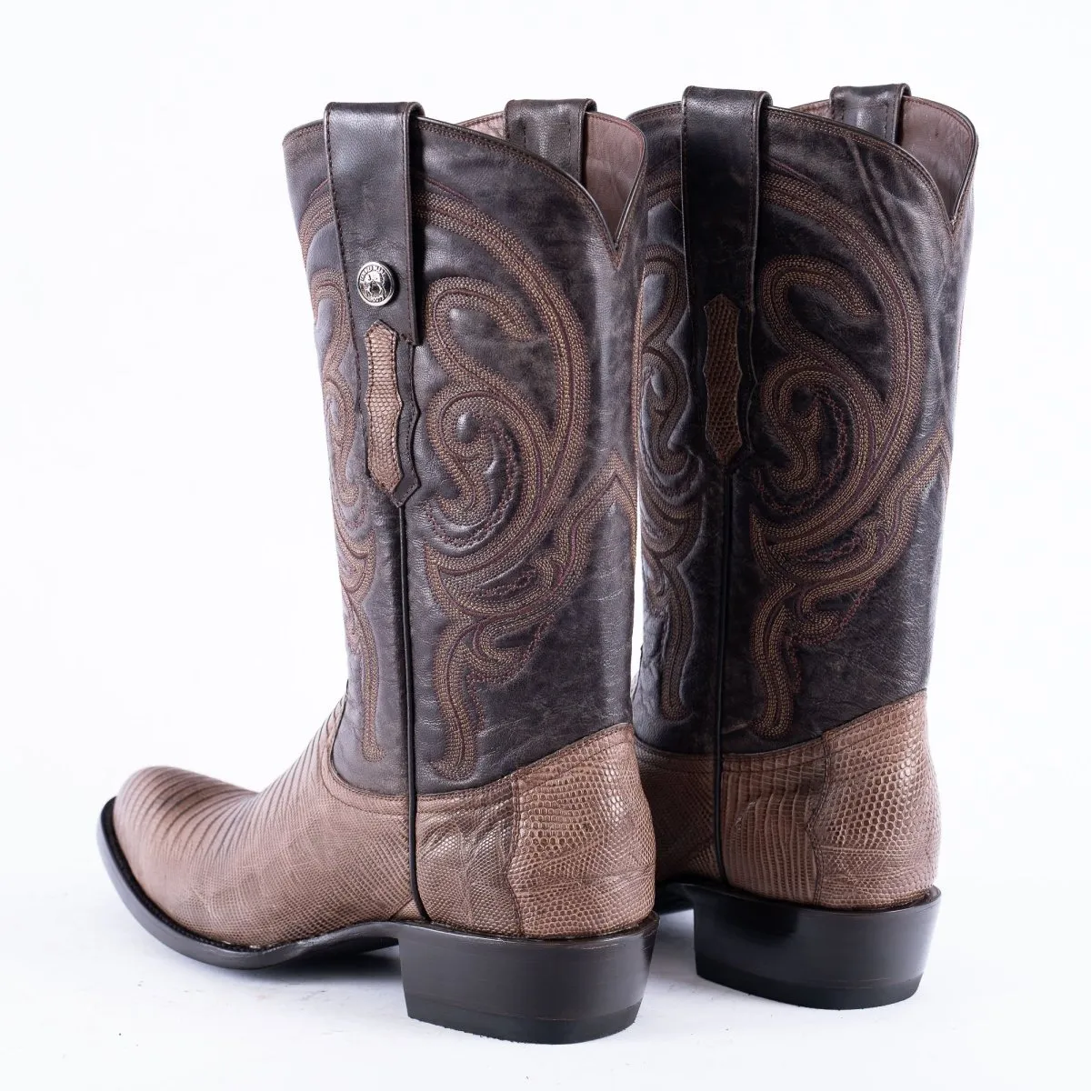 TANNER MARK EXOTIC LEATHER Lizard MD KT Cowboy Boots