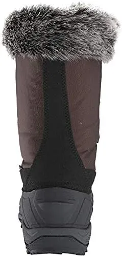 TECS 10in Warm Winter Boots for Women, Lightweight, Insulated, Non Slip, Insulated Felt Liner and Waterproof, Brown 8 M US