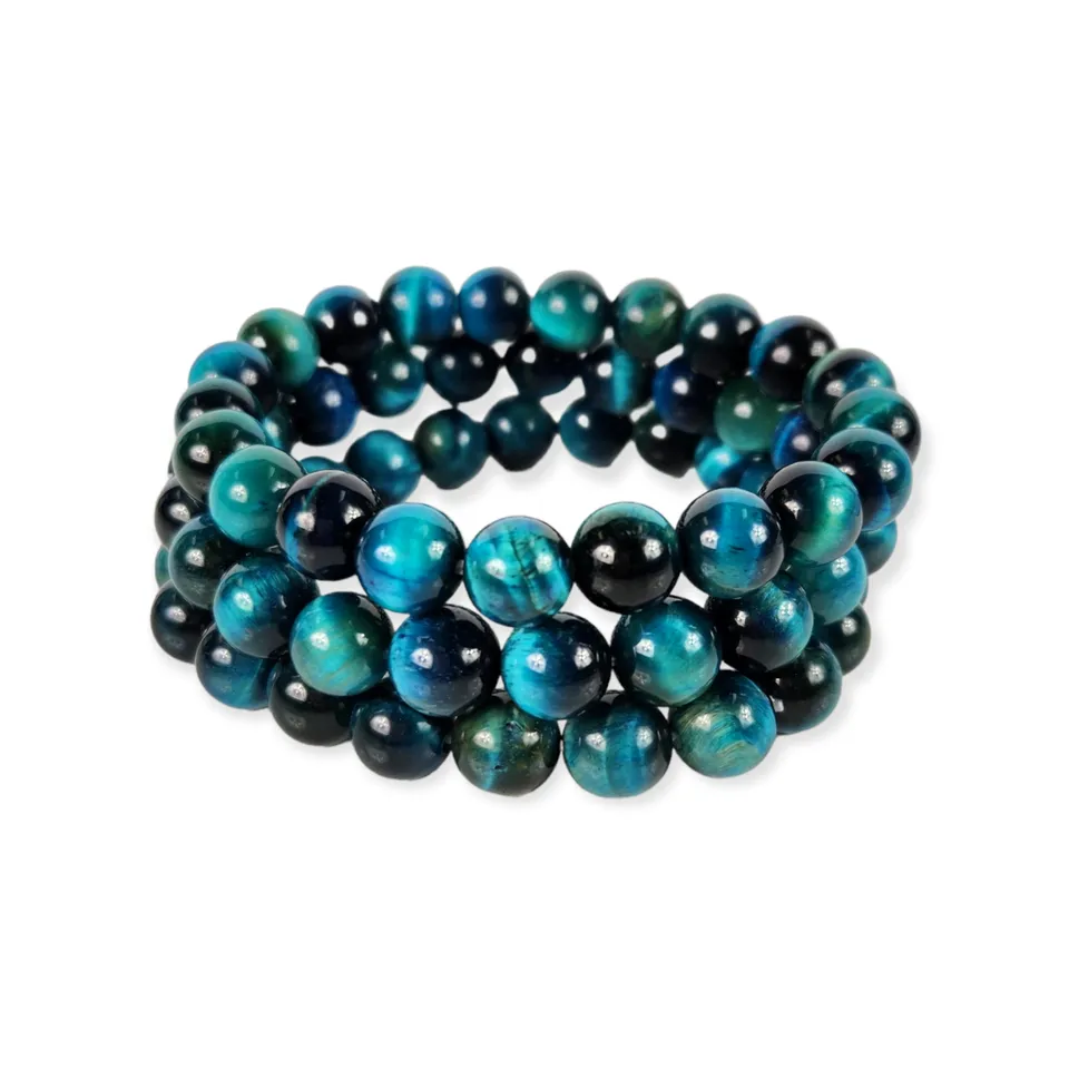 The Bruce Stretch Tiger's Eye Bracelet