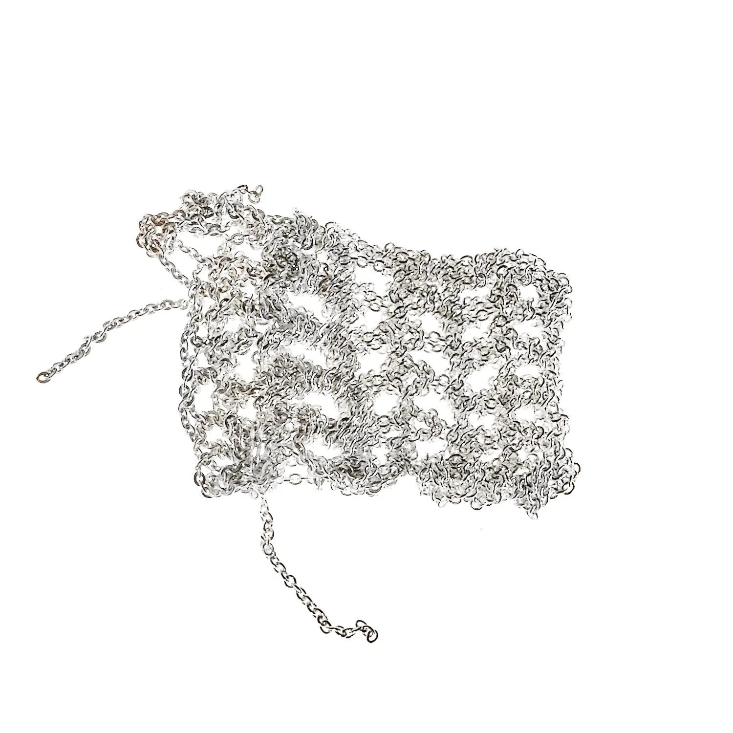 Tiered Cuff Earring in Silver