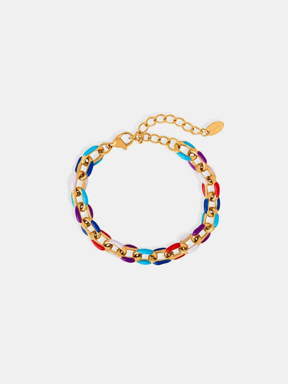 Titanium Steel Oil Drip Chain Bracelet