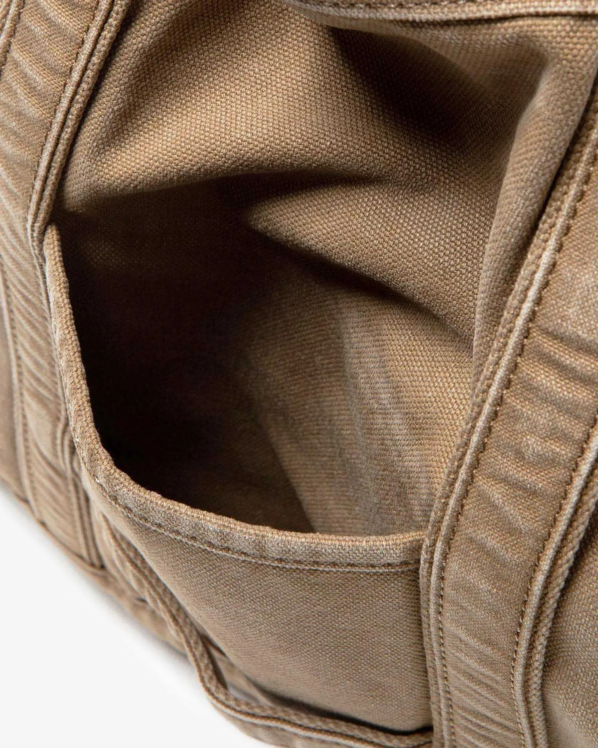 TOTE BAG COTTON CANVAS COFFEE DYED