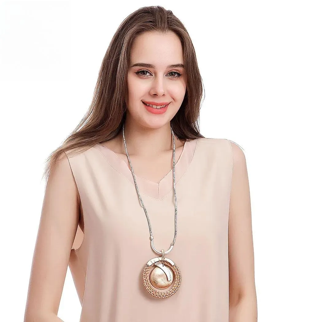 Trending Statement Long Chains Collar Necklace