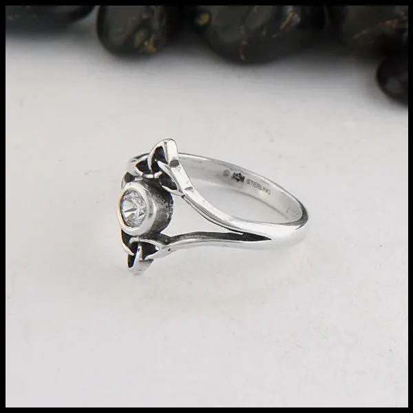 Trinity Knot Ring in Silver