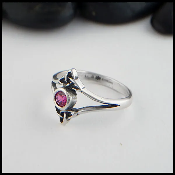 Trinity Knot Ring in Silver