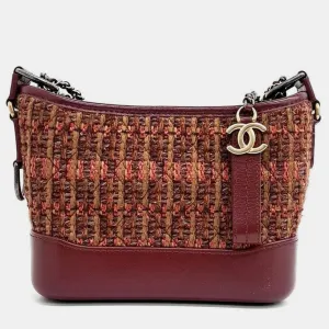 Tweed Gabrielle Hobo Bag Small