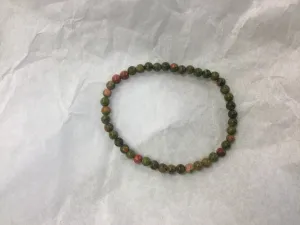 Unakite Bracelet 4mm