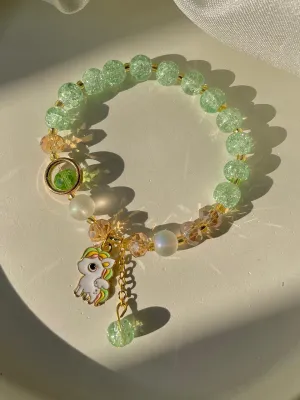 Unicorn Bracelet- green