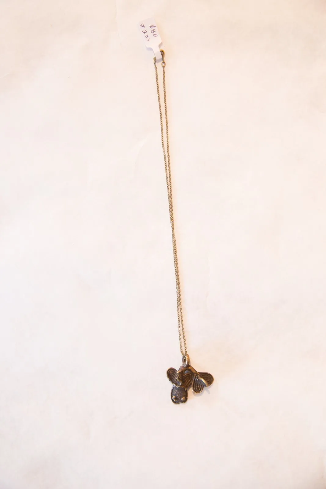 Vintage African Fish Pendant Necklace