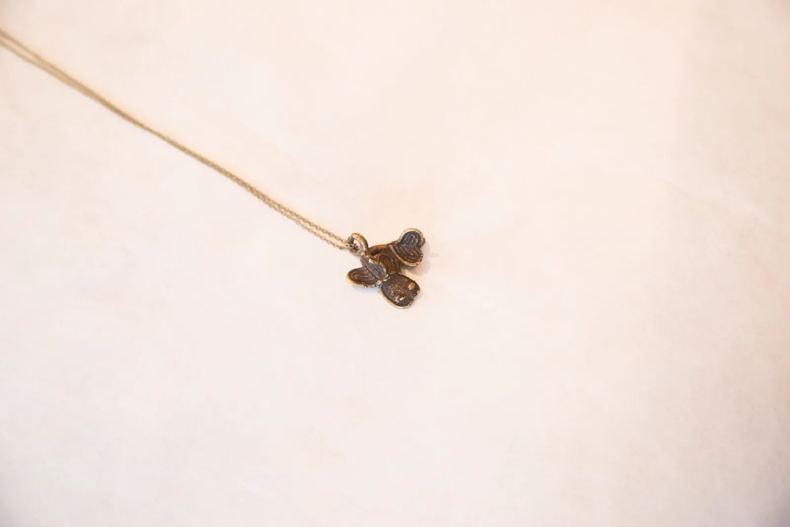Vintage African Fish Pendant Necklace