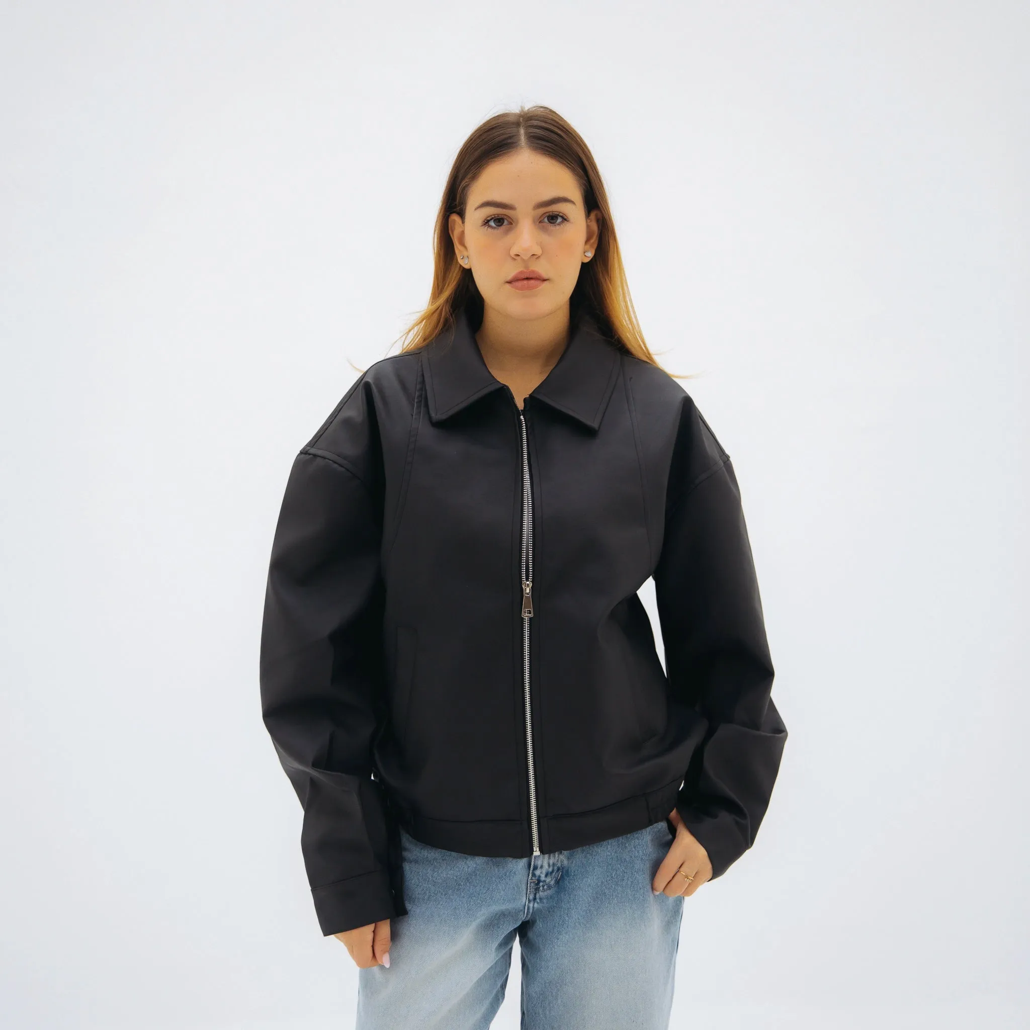 Vintage leather jacket - Black
