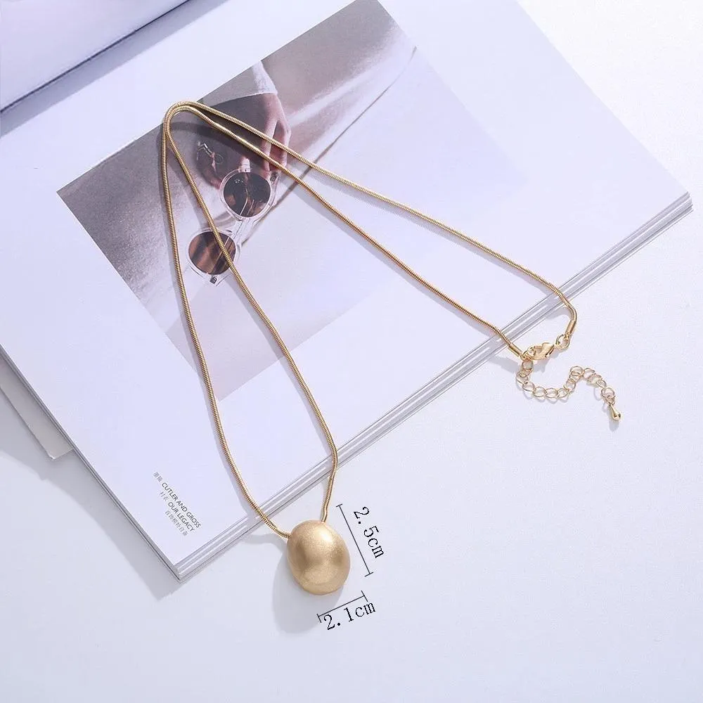 Vintage Long Collar Necklace Suspension Aesthetic Accessories Costume Jewelry for Women