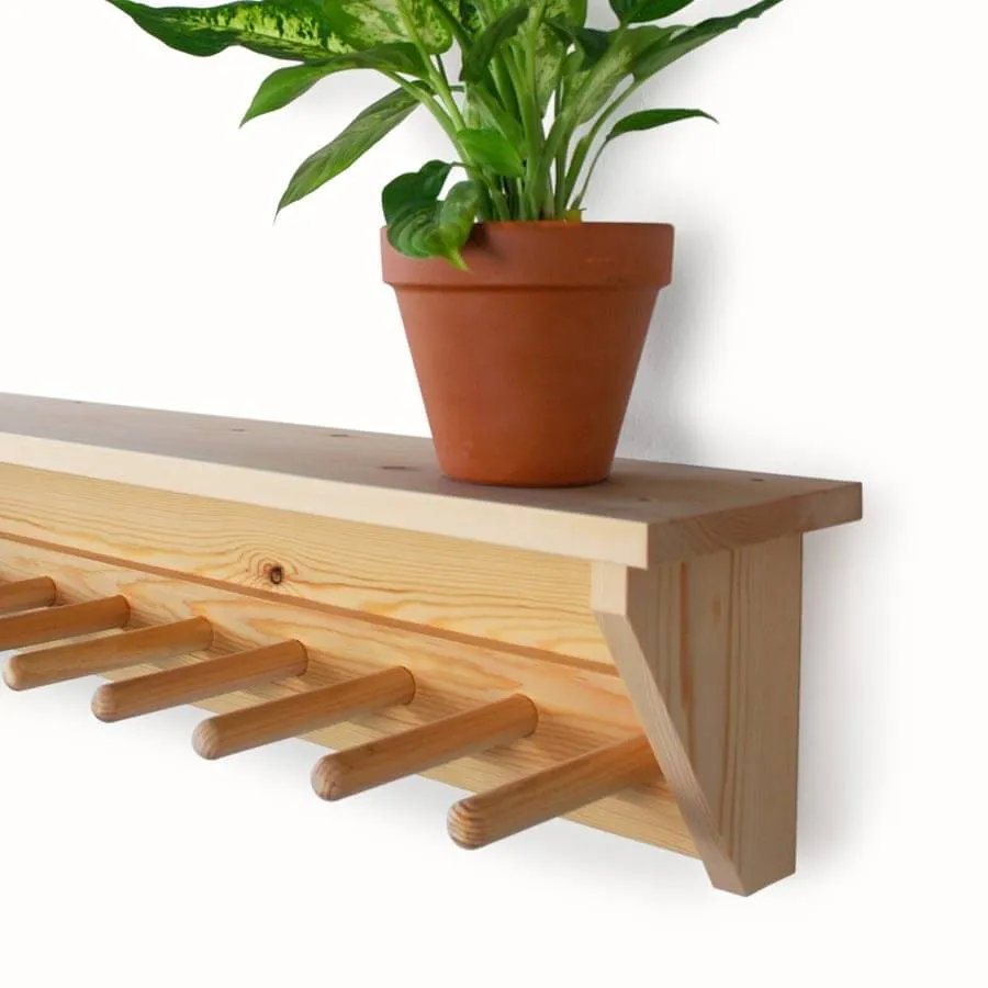 Wall Hanging Welly Rack (4 pair)