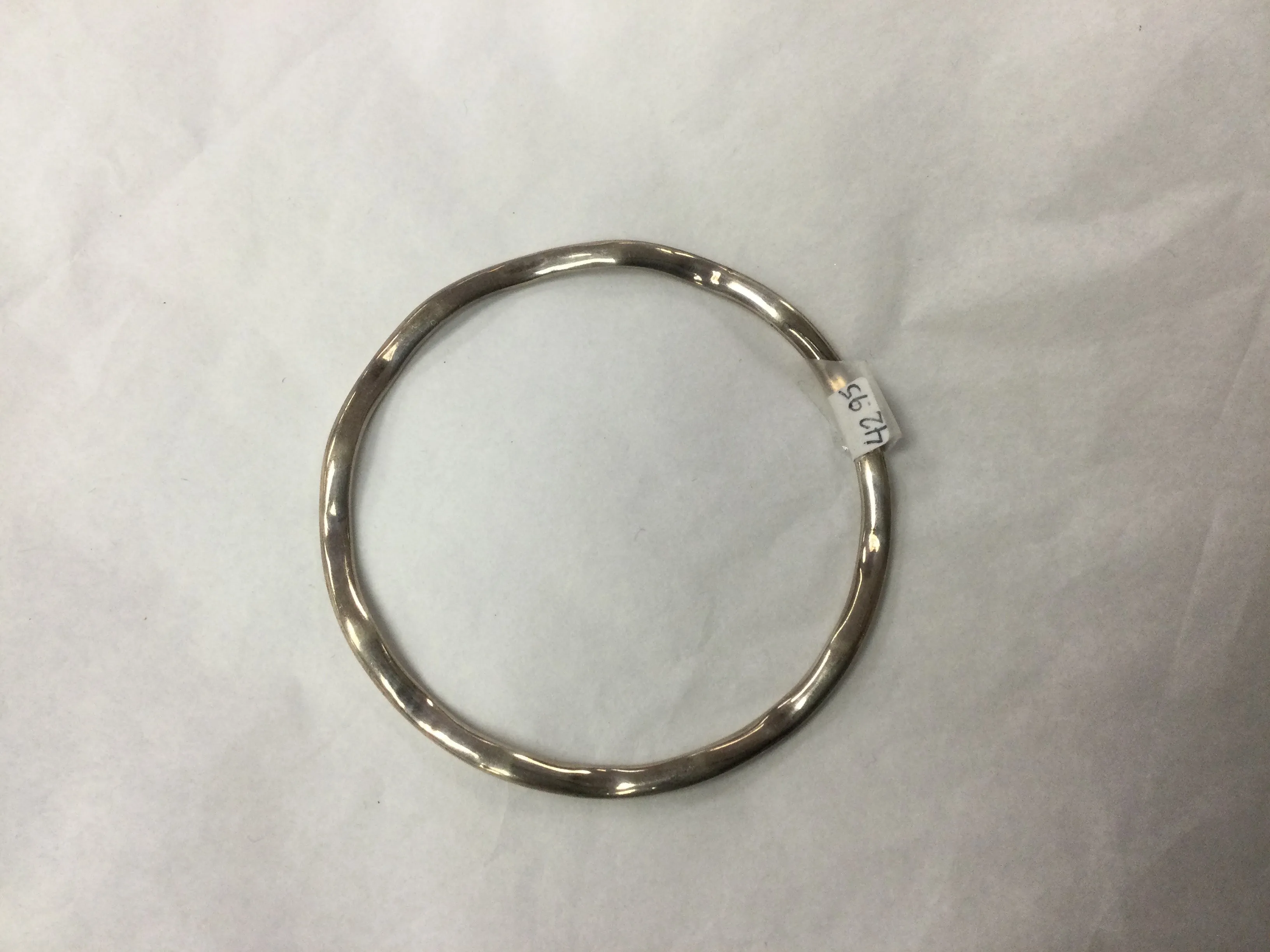 Wavy Silver Bracelet