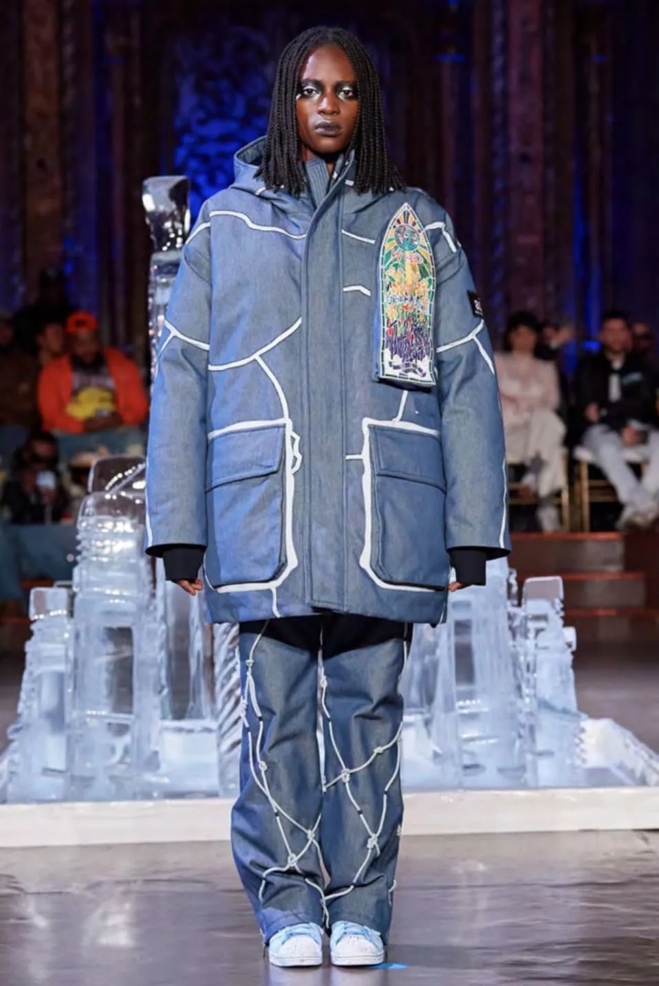 WDWxADD Hooded Parka With Down Padding