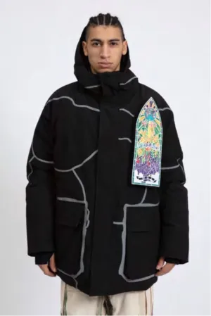 WDWxADD Hooded Parka With Down Padding