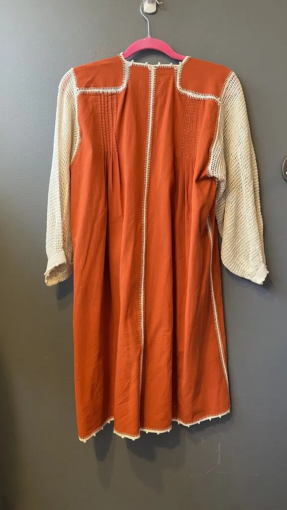 Whipstich Shift Dress