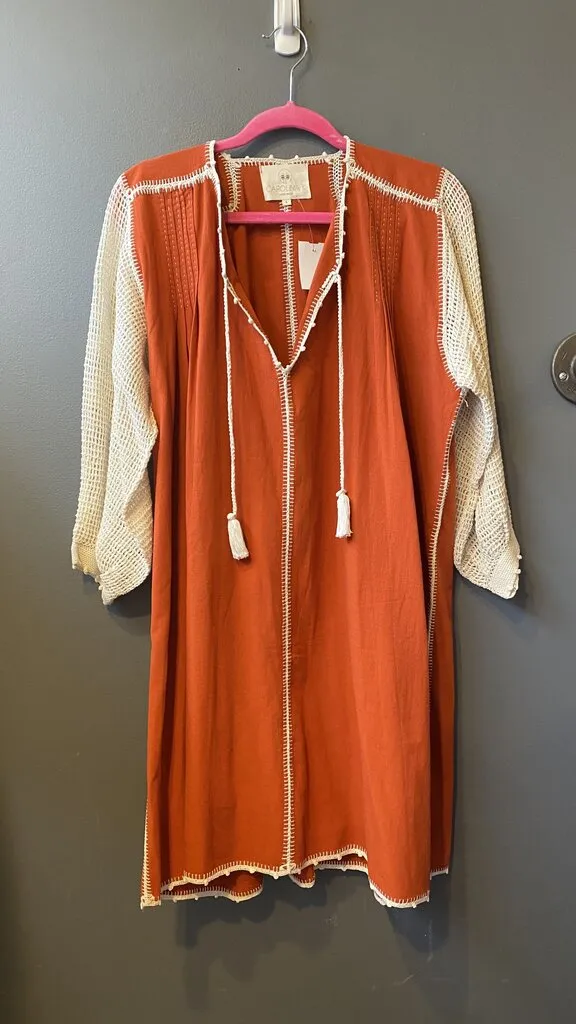 Whipstich Shift Dress
