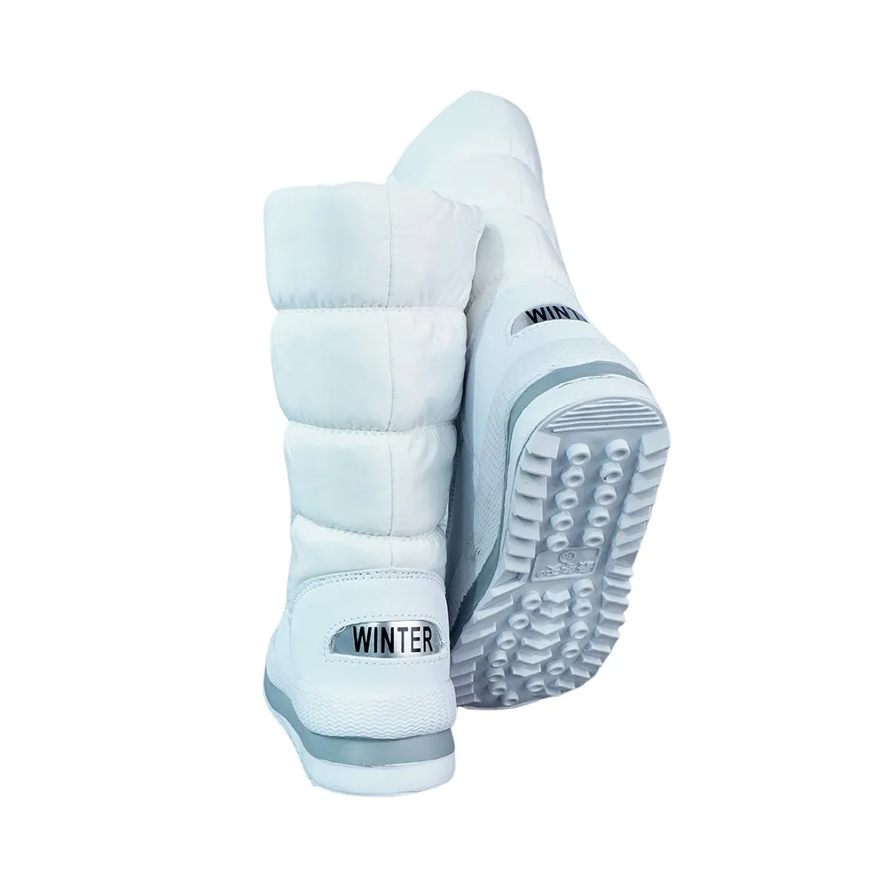 White Angel, High Rise Waterproof Winter Snow Boots for Women for minus temperature