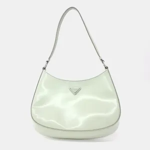 White Patent Leather Cleo Hobo Bag