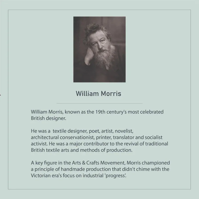 William Morris - Compton Buds Silver Bangle by Moha