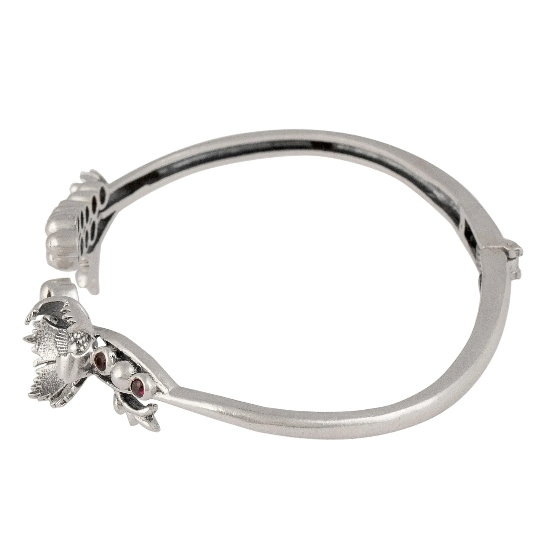 William Morris - Compton Buds Silver Bangle by Moha