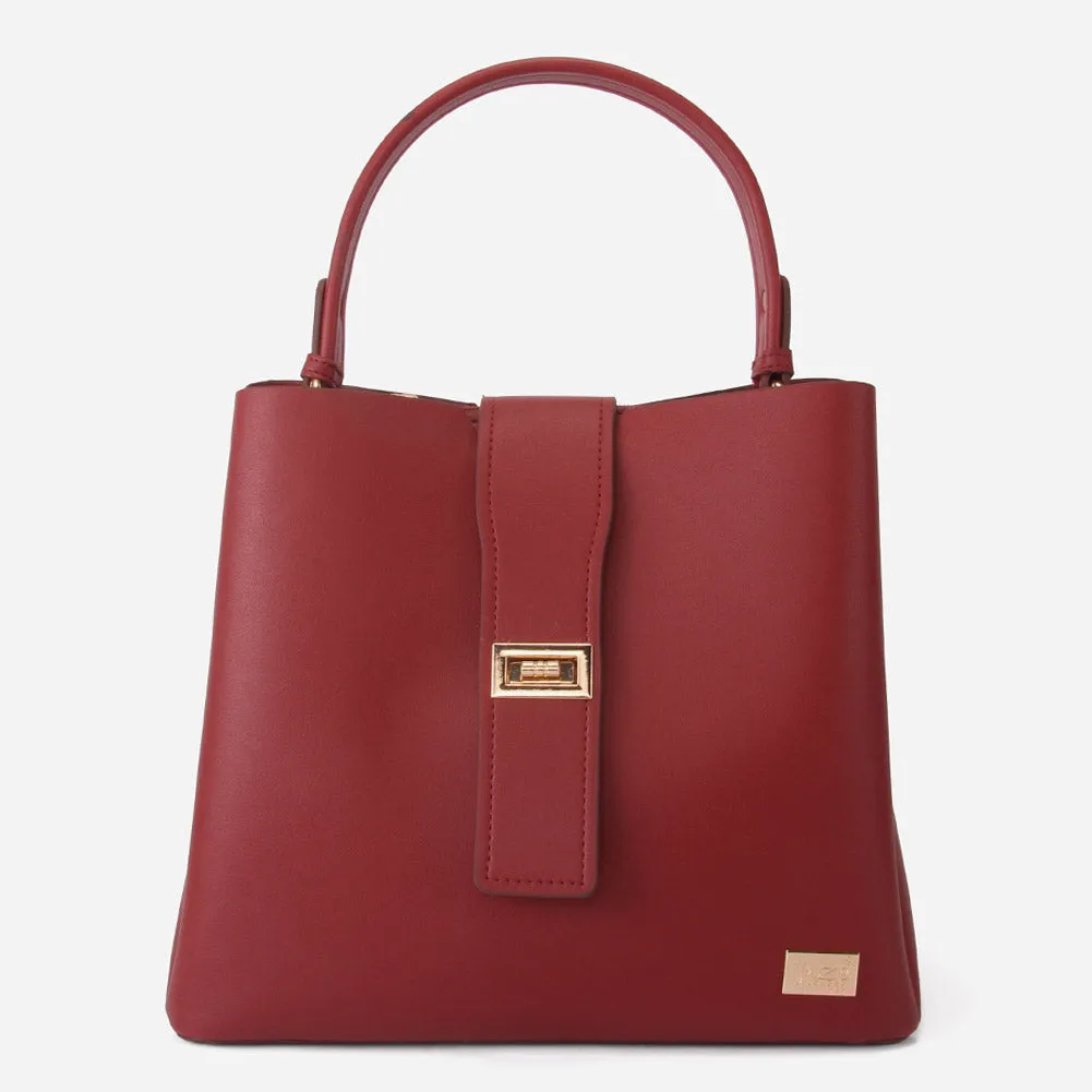 Women "LODO "Suede Tote Bag