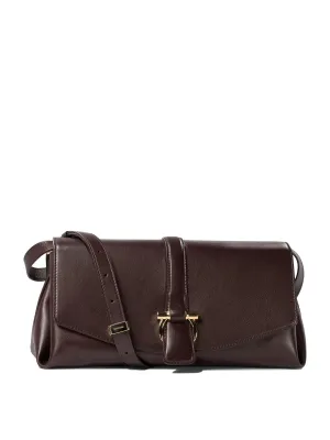 Women's Crossbody Bag With Flap in Bordeaux | 0777232