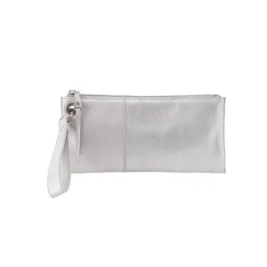 WOMEN'S HOBO VIDA WRISTLET | SILVER METALLIC LEATHER