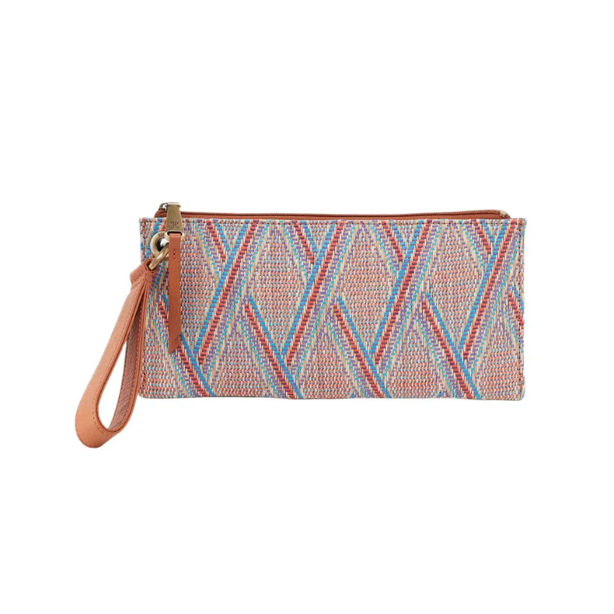WOMEN'S HOBO VIDA WRISTLET | SUNSET RAFFIA MULTI WEAVE WITH LEATHER TRIM