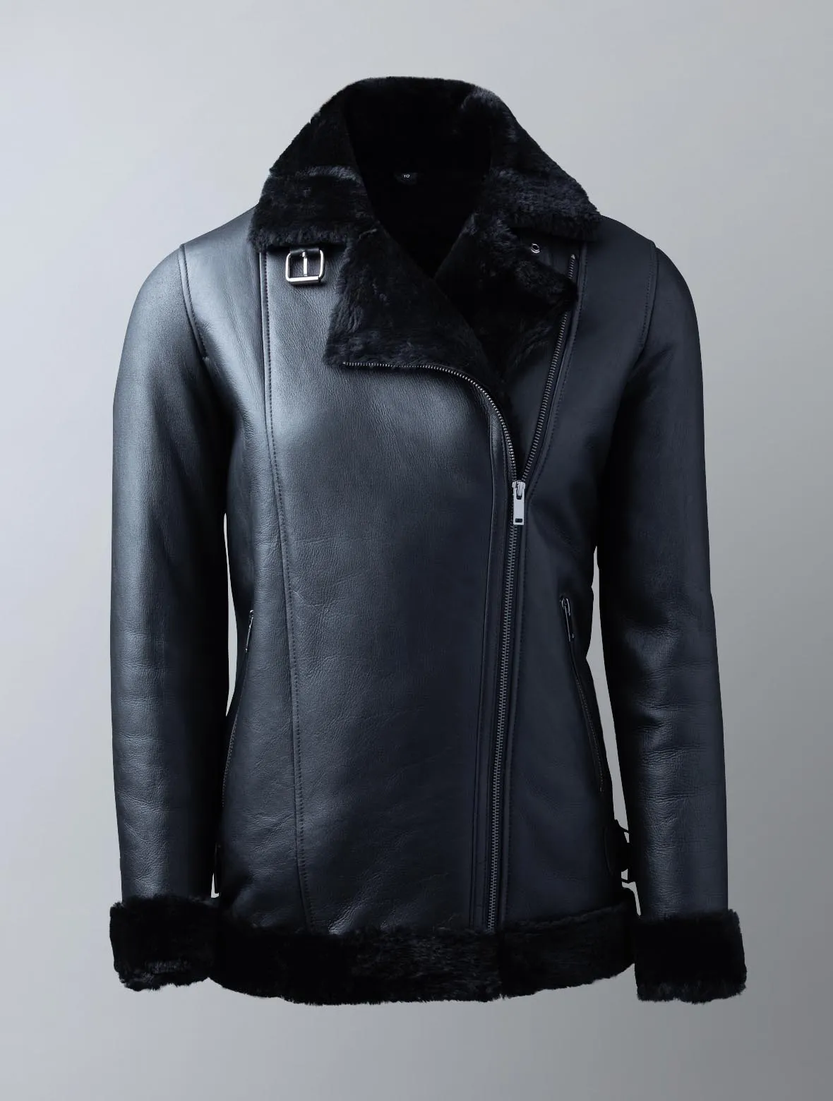 Women's Sheepskin Shearling Leather Jacket