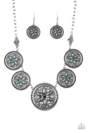 Written In The Star Lilies - Turquoise Blue