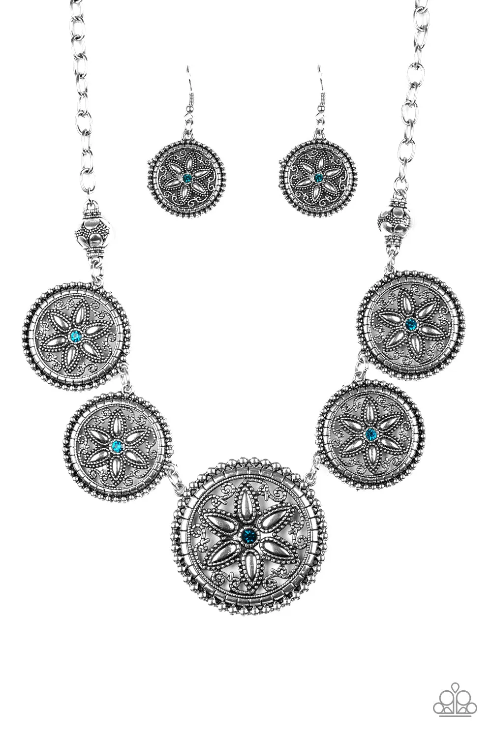 Written In The Star Lilies - Turquoise Blue