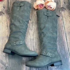 XOXO  Montclair riding boots  6.5W Grey