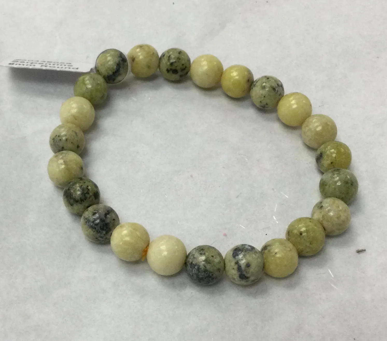 Yellow Turquoise/Serpentine 8mm Bracelet