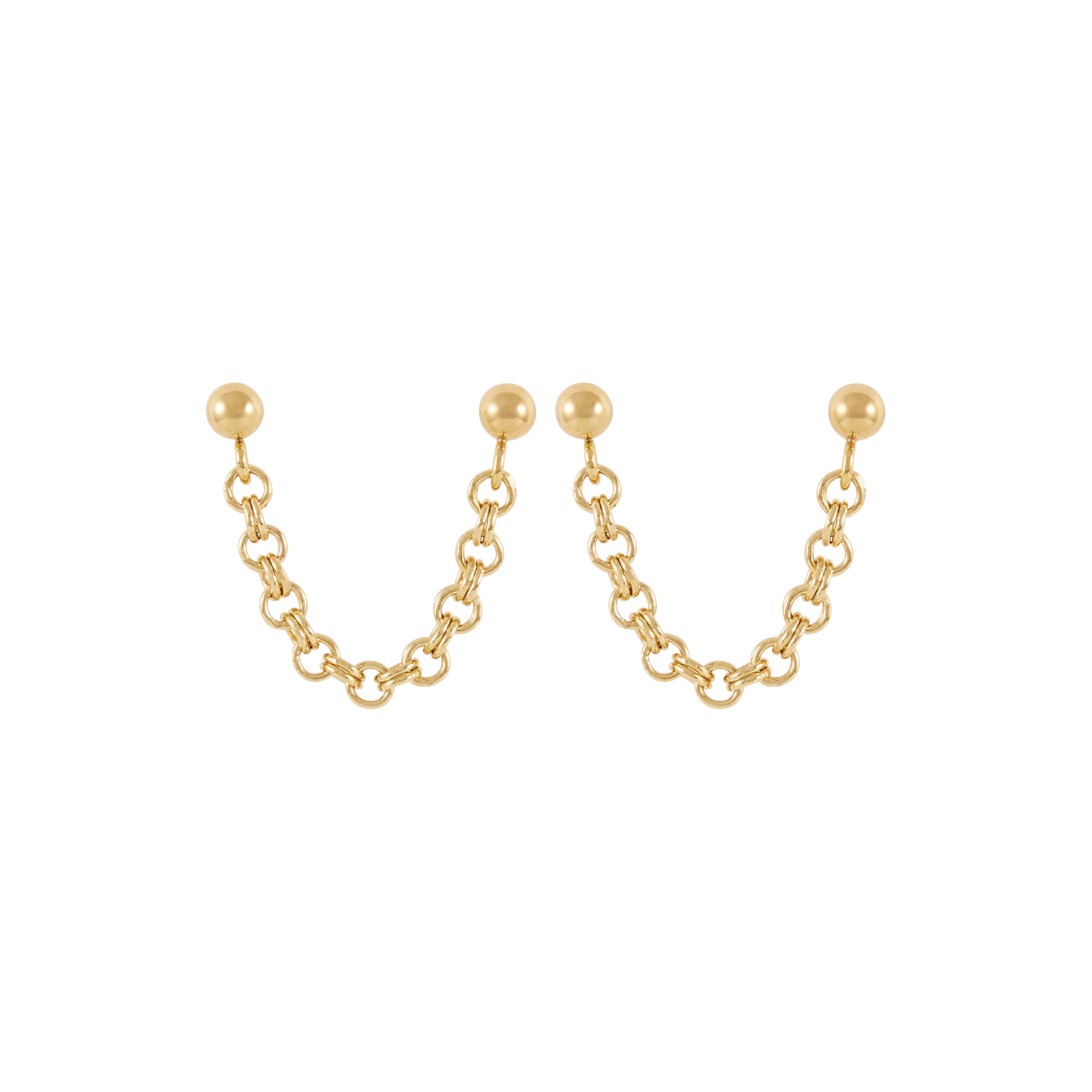 Zeta Earrings - Gold