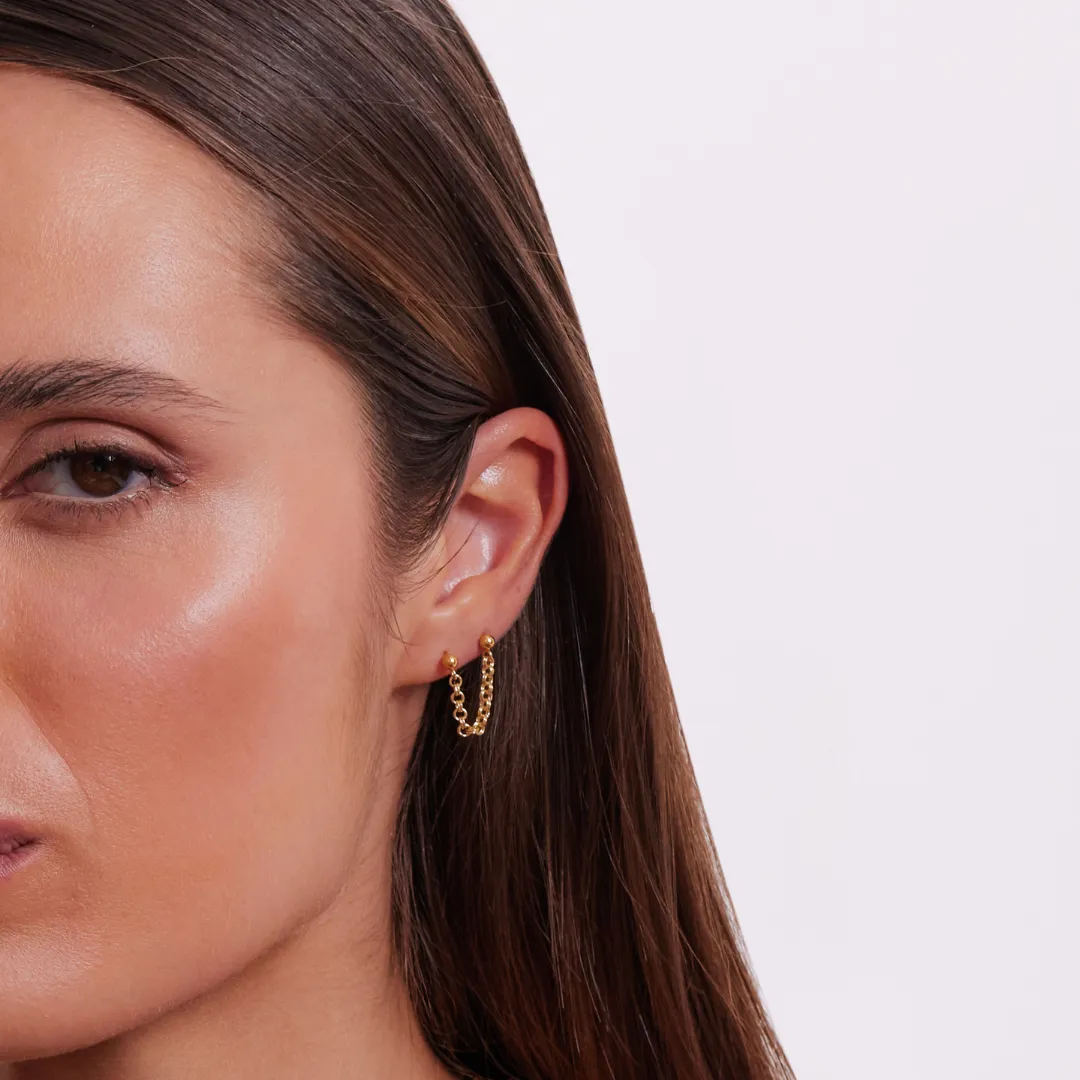 Zeta Earrings - Gold